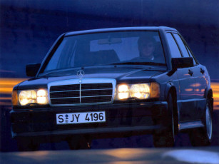 Картинка mercedes benz 190e автомобили
