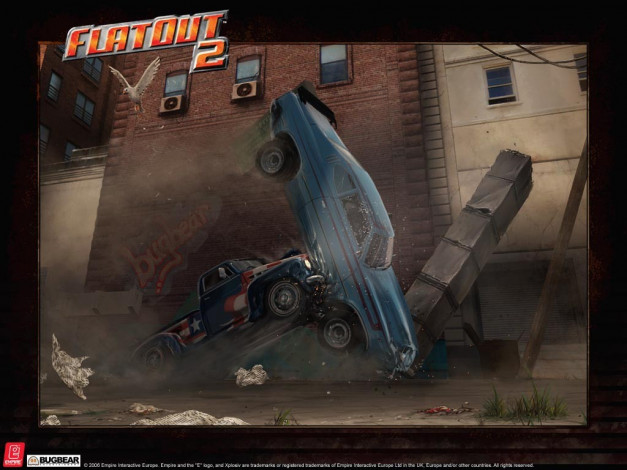 Обои картинки фото flatout, видео, игры, flat, out