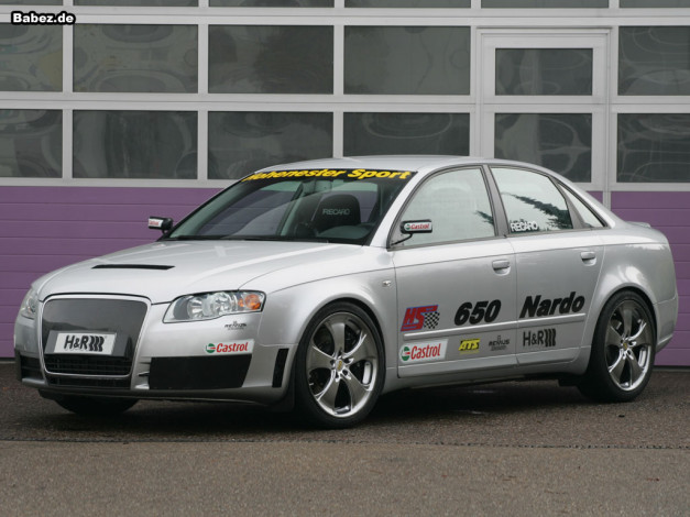 Обои картинки фото h&r, audi, a4, автомобили