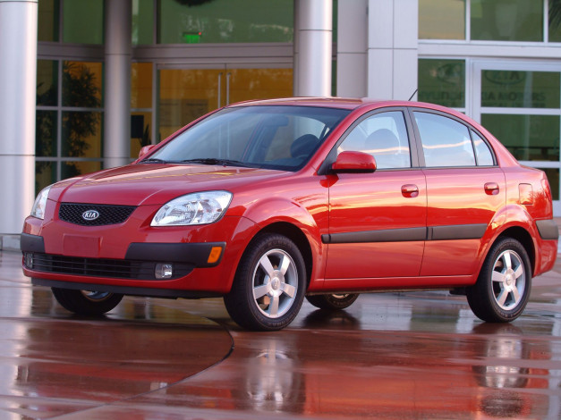 Обои картинки фото kia, rio, автомобили