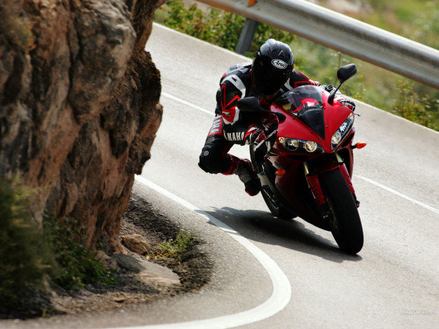 Обои картинки фото мотоциклы, yamaha