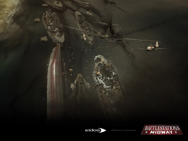 Обои картинки фото видео, игры, battlestations, midway