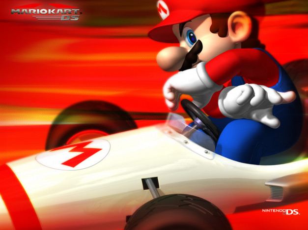 Обои картинки фото mario, kart, ds, видео, игры