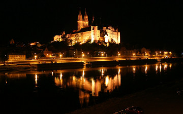 Картинка города огни ночного