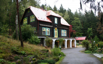 Картинка города здания дома