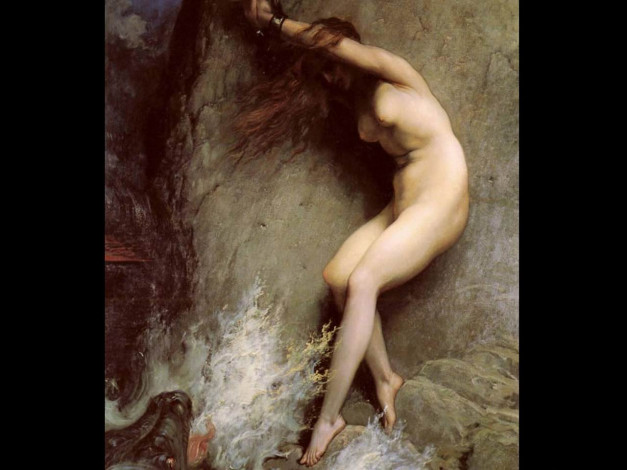 Обои картинки фото поль, густав, доре, андромеда, рисованные, живопись