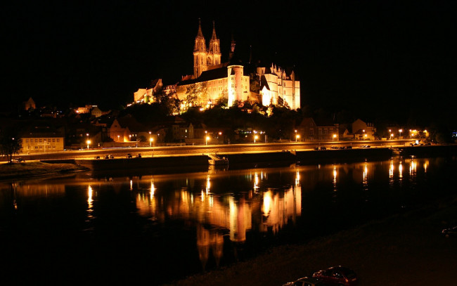 Обои картинки фото города, огни, ночного