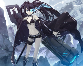 Картинка аниме black rock shooter