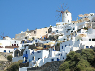 Картинка греция города санторини