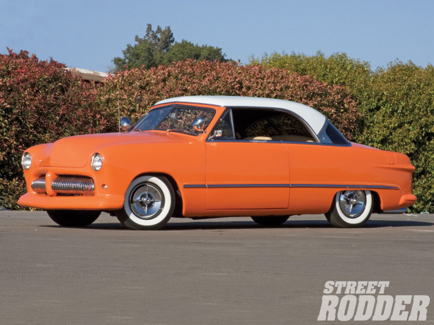 Обои картинки фото 1951, ford, victoria, автомобили, custom, classic, car