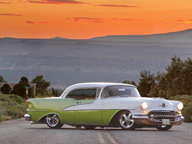 Обои картинки фото 1955, oldsmobile, 98, автомобили, buick