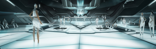 Обои картинки фото tron, legacy, end, of, line, club, фэнтези, иные, миры, времена