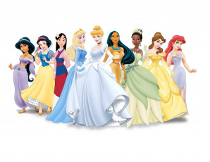 обоя мультфильмы, disney`s, princess, девчонки, принцессы