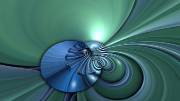 Картинка 3д графика fractal фракталы графики узор изгибы фон