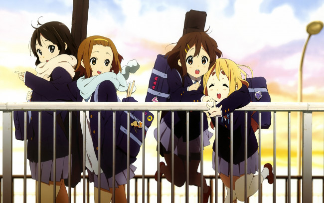 Обои картинки фото on, аниме, k-on