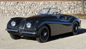 Картинка jaguar xk120 автомобили великобритания tata motors класс-люкс