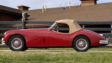 Картинка jaguar xk140 автомобили великобритания tata motors класс-люкс