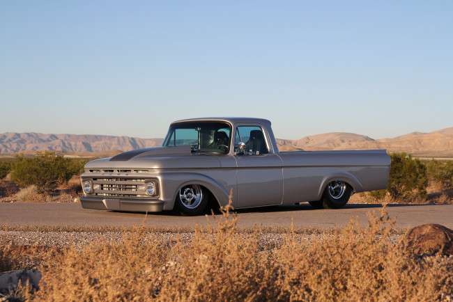 Обои картинки фото автомобили, custom, pick, up, ford