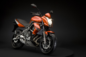 Картинка мотоциклы kawasaki bike orange