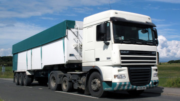 Картинка daf автомобили daf+ выставка улица шасси автобусы нидерланды nv trucks тягачи седельные