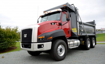 Картинка автомобили cat+trucks тяжелый грузовик