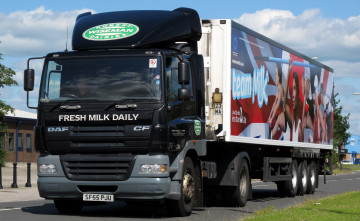 Картинка daf автомобили daf+ выставка улица trucks тягачи седельные автобусы нидерланды nv шасси