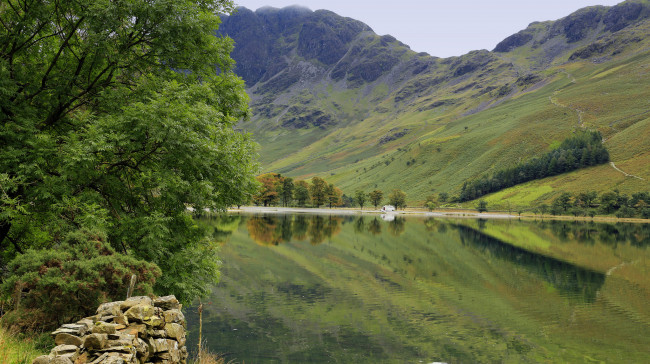 Обои картинки фото природа, реки, озера, деревья, дорога, горы, река