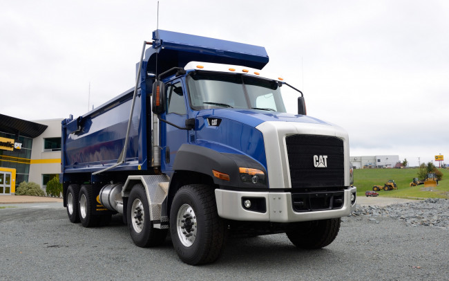 Обои картинки фото автомобили, cat trucks, грузовик, тяжелый