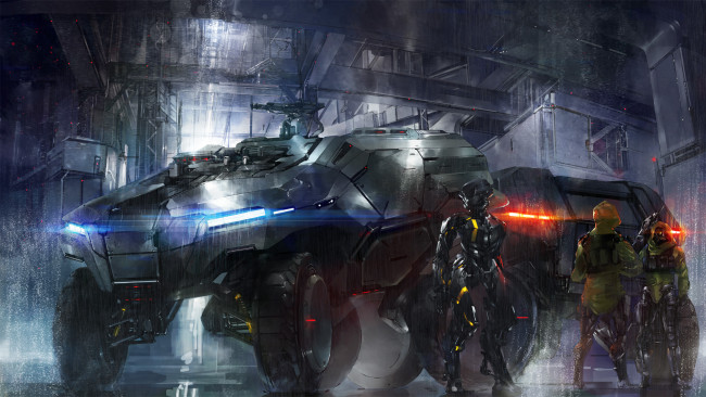 Обои картинки фото фэнтези, роботы,  киборги,  механизмы, машина, арт, zcjx999, gear, фантастика