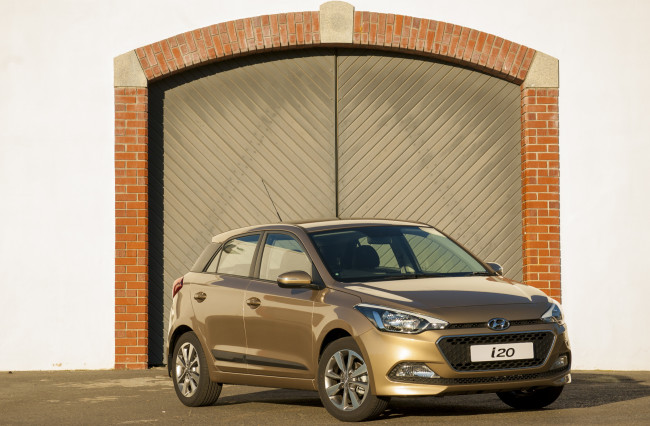 Обои картинки фото автомобили, hyundai, 2015г, za-spec, i20