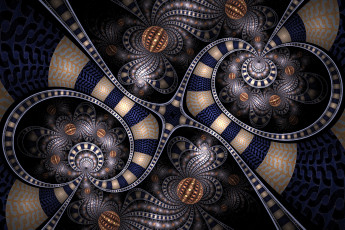 Картинка 3д+графика фракталы+ fractal узор фон цвета