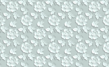 обоя векторная графика, цветы , flowers, узор, цветы, розы, 3д, объем