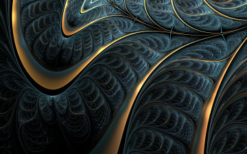 Картинка 3д+графика фракталы+ fractal узор фон цвета