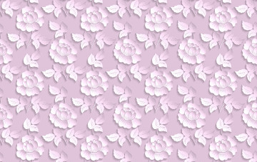 Картинка векторная+графика цветы+ flowers узор розы 3д объем розовый