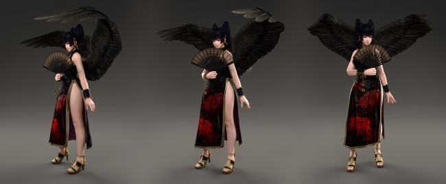 Обои картинки фото 3д графика, существа , creatures, демон, фон, взгляд, девушка