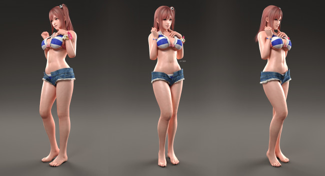 Обои картинки фото 3д графика, аниме , anime, фон, взгляд, девушка