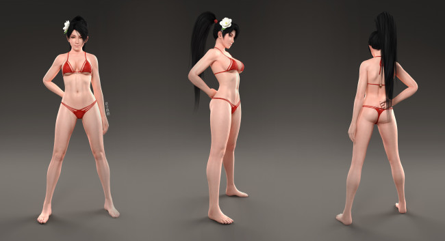 Обои картинки фото 3д графика, аниме , anime, фон, взгляд, девушка