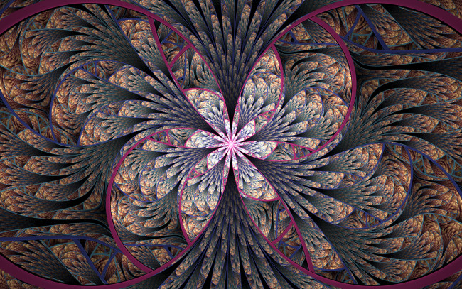Обои картинки фото 3д графика, фракталы , fractal, узор, фон, цвета
