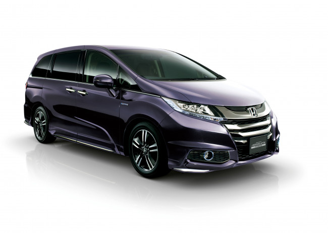 Обои картинки фото автомобили, honda, absolute, 2016г, odyssey, hybrid