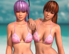 Картинка 3д+графика люди+ people взгляд фон девушки