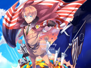 Картинка аниме hetalia +axis+powers united states