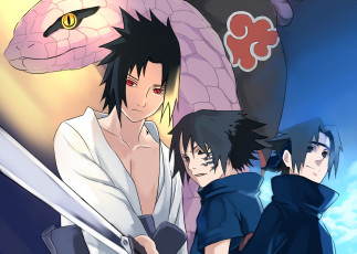 Картинка аниме naruto uchiha sasuke