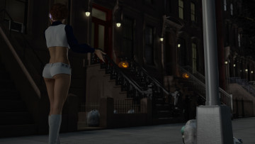 Картинка 3д+графика люди+ people фон взгляд девушка