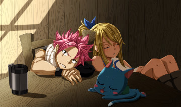 Картинка аниме fairy+tail фон взгляд девушки