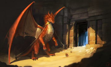 Картинка фэнтези драконы дракон