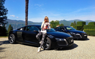 Картинка автомобили -авто+с+девушками audi