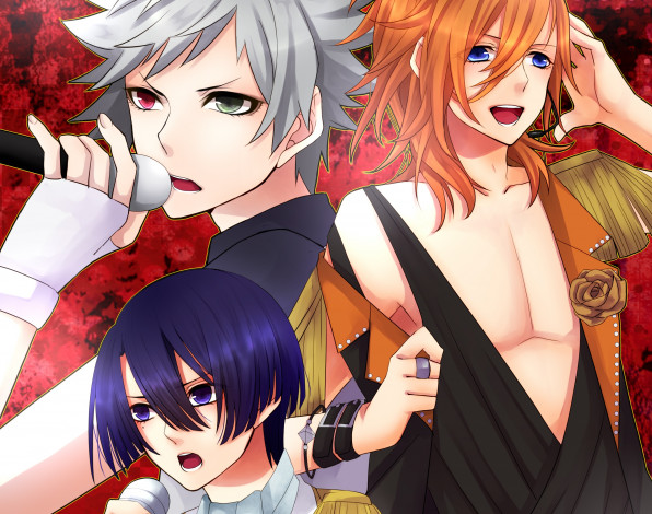 Обои картинки фото аниме, uta no prince-sama, парни