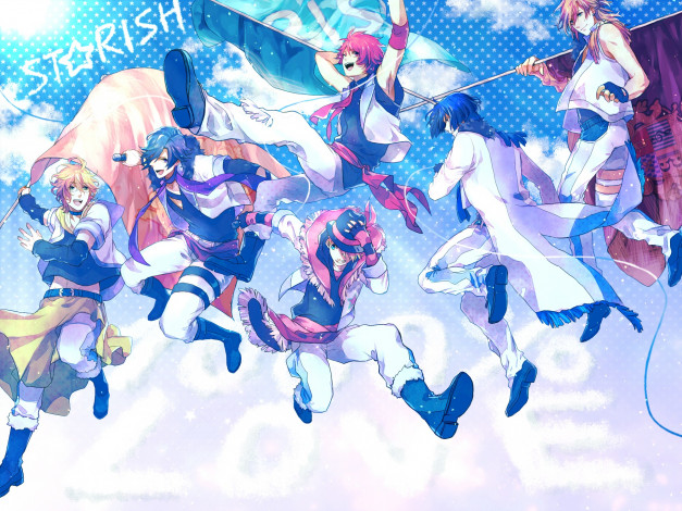 Обои картинки фото аниме, uta no prince-sama, парни