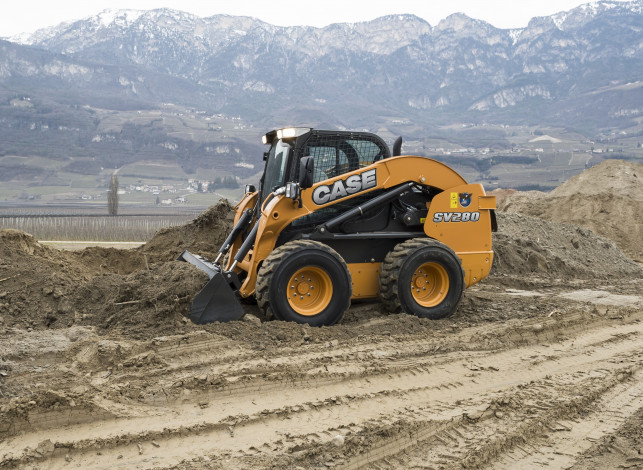 Обои картинки фото техника, фронтальные погрузчики, case