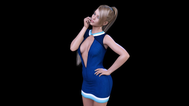 Обои картинки фото 3д графика, люди , people, взгляд, фон, девушка